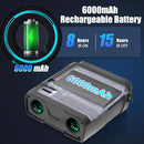 Night Vision Goggles, True 4K Night Vision Binoculars, Built-in Powerful Focusable IR, 6000mAh Rechargeable Battery, Super Large Display, Long Viewing Range, Free 64GB Card (Silver 4k Pro) by TinyTreasures Baby Boutique