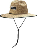 Hurley Men's Straw Hat - Bayside Lifeguard Straw Sun Hat by GreenHaven Gardens