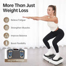 YAMO Vibration Plate Exercise Machine, Vibrating Plate for Lymphatic Drainage & Weight Loss, 350lbs Capacity Whole Body Shaking Workout Fitness Platform by CozyNest Decor