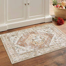 Lahome Boho Kitchen Rugs Washable - 2x3 Small Non-Slip Entry Rugs for Inside House Oriental Throw Area Rugs for Bedroom Accent Distressed Floor Doormat Carpet for Bathroom Entryway Laundry Living Room by TinyTreasures Baby Boutique