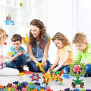 250 Pieces Building Blocks Kids STEM Toys Educational Building Toys Interlocking Solid Plastic Discs Sets for Preschool Boys and Girls Aged 3+ by TinyTreasures Baby Boutique