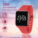 Kids Watches for Girls Boys Digital Sport Watch with Step Counter Pedometer Vibration Alarm Clock, No App Waterproof Fitness Tracker Kids Watch Boys Girls Teens Students Ages 5-16 by TinyTreasures Baby Boutique