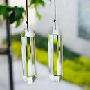 HDCRYSTALGIFTS Set 2 Crystal Suncatchers, 120mm Large Prism Sun Catchers Windows Hanging Ornaments Rainbow Maker Pendant Indoor Outdoor Garden Decor,Clear by GreenHaven Gardens
