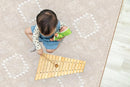 MOON WALKERS Stylish Boho Baby Play Mats for Floor, Play Mat for Babies and Toddlers, Non-Toxic, Soft, Thick, Tummy Time Mat for Crawling (Moon Mist, Standard 6x4ft | 6 Tiles) by TinyTreasures Baby Boutique