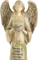 Topadorn Garden Statuary Outdoor Praying Angel Resin Figurines,Angel Collectible Sculptures,10" H by CozyNest Decor