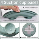 3Pack Sainless Steel Kids Plates with Suction, 8.1” Divided Toddler Baby Plates with Removable Silicone Sleeves BPA Free Non-Slip 2-in-1 Anti Breakage Metal Toddler Bowls by TinyTreasures Baby Boutique