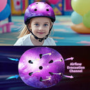 Adjustable Color Gradient Skateboard Helmet for 3-5-8-14+Ages【Toddler Kids Youth Adult】 Girls Boys Woman.Bike Helmet for Multi-Sports Cycling Bicycle Scooter Inline Roller Skate Rollerblading by TinyTreasures Baby Boutique