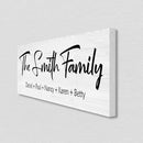 Personalized Family Name Wood Sign - Custom Last Name Plaque, New Family Established Sign, Wedding & Housewarming Gift, Rustic Home Wall Decor Plaque 16"x6" by CozyNest Decor