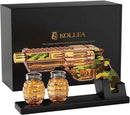 Kollea Camouflage Whiskey Decanter Sets with Grenade Shot Glasses, Anniversary Birthday Gifts for Him, Holiday Gifts for Father, Brother, Husband, Boyfriend, Military Present, Bar Drinking, 12.8 oz by CozyNest Decor