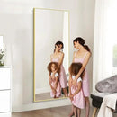 36x72inch Bathroom Mirror, Gold Rectangle Mirror with Thin Metal Frame, Large Rectangular Wall Mirrors for Bathroom, Living Roomm, Hair Salon, Big Farmehouse Mirror Hang Horizontal/Vertical by CozyNest Decor
