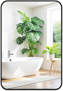 Fabuday Black Wall Mirror for Bathroom Over Sink - 20x30 Matte Metal Framed Rectangle Mirror, Rounded Rectangular Vanity Mirrors for Living Room, Bedroom, Entryway, Hallway, Horizontally/Vertically by CozyNest Decor