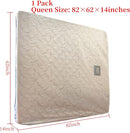 Queen Mattress Bag for Moving and Storage Cover -5 Mil Zipper Plastic Waterproof Mattress Storage Bag,82x62x14 inches,1 Pack by TinyTreasures Baby Boutique