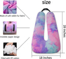Travel Pillow Car Pillow Kid Car Sleeping The Sleeping Aid for Adults and Kids on Road Trips Kids Travel Pillow Colorful Purple by TinyTreasures Baby Boutique