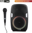 Altec Lansing SoundRover 75 Wireless Speaker 75W Bluetooth Speaker with a Long Lasting 10 Hour Battery, 50 Foot Range, Multi LED Party Modes, True Wireless Pairing, Bonus Microphone by TinyTreasures Baby Boutique