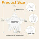 Sublimation Wind Spinner Blanks, 6 Pack 10 Inch 3D Aluminum Metal Hanging Wind Spinner Bulk for Garden Yard Outdoor, Window Porch Decoration for Heat Press Transfer DIY by GreenHaven Gardens