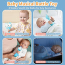 alilo Yoyo Talking Bunny Baby Singing Musical Rattle, Mimicking Toys Repeats What You Say, Preloaded 90+ Audio Content, ABC/Number/Notes Learning Toys for Toddlers Infant Newborn Boy Girl Gifts by TinyTreasures Baby Boutique