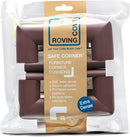 Roving Cove HeftyFit Corner Protector for Baby (8 Large Corners), Heavy-Duty Soft Rubber Foam Furniture Corner Bumper Guards, 3M Adhesive Pre-Taped, Coffee Brown by TinyTreasures Baby Boutique