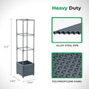 Raised Garden Bed with Tomato Planter Cage, Trellis Planter Boxes for Outdoor Patio Greenhouse Gardening Climbing Vegetables by GreenHaven Gardens