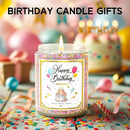 Birthday Candles - 9 oz Happy Birthday Candle with Vanilla Birthday Cake Scent, Gifts for Women & Men, Friendship Ideas by CozyNest Decor