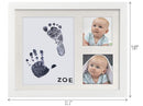 Baby Ink Hand and Footprint Kit – Handprint Picture Frame for Newborns (Safe Clean-Touch Ink Pad for Prints) – Best New Mom and Shower Gift – Foot Impression Photo Keepsake for Girls & Boys – (White) by TinyTreasures Baby Boutique