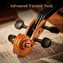 Eastar 4/4 Violin Set Full Size Fiddle Solidwood for Adults with Hard Case, Shoulder Rest, Rosin, Two Bows, Clip-on Tuner and Extra Strings, EVA-330 by TinyTreasures Baby Boutique