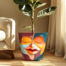 GUGUGO 10 Inch Abstract Head Planter Pots, Unique Face Plant Pot with Drainage, Funny Flower Pots for Indoor Plants, Eclectic Home Decor Aesthetic by GreenHaven Gardens