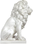Design Toscano Lion of Florence Sentinel Indoor/Outdoor Animal Statue, 28 Inch Tall, Cast Stone Resin, Antique Stone Finish by GreenHaven Gardens