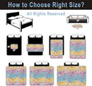 Waterproof Dog Bed Cover 30x70 inch Reversible Pad Reusable Camping Mat for Kids/Pet/Dog/Cat Washable Geometric Embroidery Blanket Patchwork Rainbow Dog Paw Printed+Gray by TinyTreasures Baby Boutique