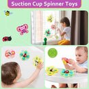 Baby Toys for 6 to 12 Months, Montessori Sensory Bins & Teething Toys, 6 in 1 Stacking Blocks, Rings, Eggs, Spinner, Crab Shape, 27 Pieces, Ages 6-36 Months by TinyTreasures Baby Boutique