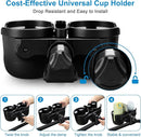 Accmor Stroller Cup Holder with Phone Holder, Universal Cup Holder for Uppababy Nuna Doona Strollers, 2-in-1 Bottle Phone Holder for Bike, Wheelchair, Walker, Scooter by TinyTreasures Baby Boutique