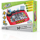 Explore Science 50 Electronic and Circuits Experiment Kit for Kids Ages 8+ Building Electrical Circuits is a Snap- STEM by TinyTreasures Baby Boutique