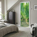 3D Door Stickers Murals Peel and Stick - Bamboo Wallpaper Self-Adhesive Decals - Removable PVC Waterproof Poster for Bedroom Living Room 31.5" x 78.7" by GreenHaven Gardens