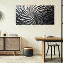 LASMOND Abstract Black and White Wall Art for Living Room Modern Canvas Print Painting Lines Flower Floral Large Artwork Bedroom Home Office Wall Décor (40x20 Inches) by CozyNest Decor