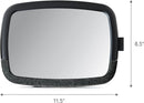 Munchkin Baby Car Mirror for Rear Facing Car Seats, Pivot 360 Baby in-Sight Adjustable Auto Mirror, Black, 2 Pack by TinyTreasures Baby Boutique