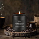 Scented Candles Set | Gifts for Men - 4Pack Candle Masculine Candle, Soy Candles for Home Scented, Aromatherapy Gifts Scents of Caramel Coffee/Whiskey Tobacco/Rum & Oak/Vintage Leather by CozyNest Decor