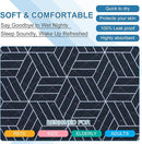 OUTCREATOR® Washable Bed Pads 34" x 76" (Pack of 2), Incontinence Mattress Protector, Anti-Slip Waterproof Underpads for Adults Kids Elderly Pets, Absorbency & Reusable Bedwetting Pads (Navy Blue) by TinyTreasures Baby Boutique