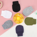 BQUBO 6 Pairs Newborn Baby Boys Girls Mittens 0-6 Months Unisex-Baby Infant Mittens Elastic No Scratch Wrist Gloves by TinyTreasures Baby Boutique
