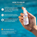 BU SPF 50 Kids Sunscreen Spray for Face and Body, Non Aerosol Spray, TSA Travel Size Sunscreen, Clear, Non Greasy, Water Resistant, Oil Free, Fragrance Free 1 oz by TinyTreasures Baby Boutique