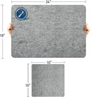 ZOMONETI 24" x 18" + 10" x 10" Wool Pressing Mat 100% New Zealand Felted Wool Ironing Mat Pad Blanket for Quilter, Sewing, Quilting Supplies and Notions by CozyNest Decor