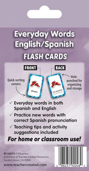 Teacher Created Resources Everyday Words English/Spanish Flash Cards (EP62073), Medium by TinyTreasures Baby Boutique