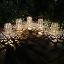 Kaixoxin 2 Pack Solar Lantern Lights for Hanging or Table Outdoor Solar Light for Patio Courtyard Garden (Silver-2pack) by GreenHaven Gardens
