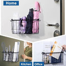 dedoot Magnetic Holder Locker 11"x 3.9"x 5.9" Strong Magnetic Black Mesh Holder Magnetic Basket Organizer Shelf Rack for Whiteboard,Fridge, Sponge, Recipe, Beverage,Refrigerator,Office File Foil by CozyNest Decor