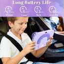 Kids Tablet 7 inch Toddler Tablet for Kids WiFi Tablets 32G Android Dual Camera Parental Control with Kids app Pre-Installed YouTube Netflix (Purple) by TinyTreasures Baby Boutique