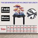 Personalized Mushroom Metal Sign with Stake,Custom Gardener Family Name Signs Outdoor Decor,Customized Flowers Gardening Birthday Gifts,Butterfly Plaque for Patio Lawn Porch Backyard Front Door Garage by CozyNest Decor