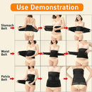 3 in 1 Postpartum Belly Band Post Partum for Women Abdominal Binder Surgery C Section Recovery Stomach Belly Wrap Belt by TinyTreasures Baby Boutique