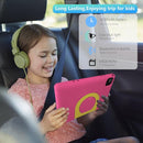 Tablet for Kids 10.1 inch Android 14 6000mHA 8GB RAM+64GB ROM(Expandable to 1TB Kids Tablet Age 3-12 with Case& Lanyard WiFi6 Google Kids Space Parental Control 1280 * 800 HD Screen Pink by TinyTreasures Baby Boutique