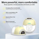 Ellie Wearable Hands Free Breast Pump, Portable Breastfeeding Pump w/Soft Double-Sealed Flange, Anti-Backflow & Leakproof Design, Ultra-Slim and Quiet, 4 Modes 9 Levels, Smart Nightlight, 2 Pack by TinyTreasures Baby Boutique