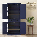 ARTPOWER 72" Tall Kitchen Pantry Storage Cabinet with Drawer and Adjustable Shelves, Pantry Cabinet for Kitchen, Bathroom or Hallway, Blue by CozyNest Decor