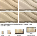 Joydeco Linen Curtains 90 Inch Length 2 Panels Set for Bedroom, Light Filtering Drapes for Living Room,Linen Blend Curtains 52 Inches Wide with Rod Pockets Back Tab (W52 x L90 Inch, Natural) by CozyNest Decor