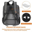Mactso Stroller Travel Bag Compatible with GB Pockit Air Plus All Terrain and GB Pockit + All City, Lightweight Stroller Travel Backpack for Airplane (Grey, L) by TinyTreasures Baby Boutique